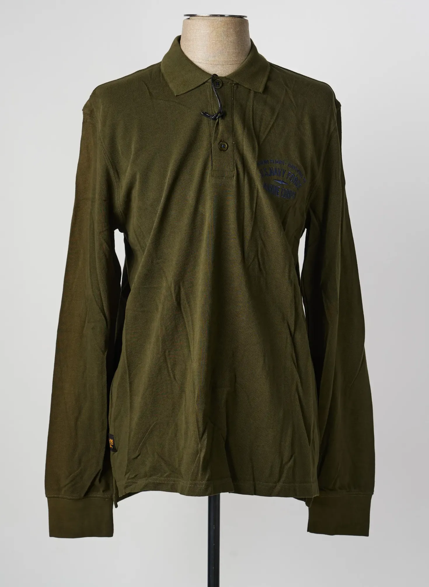 Polo Daytona Vert Manches Longues