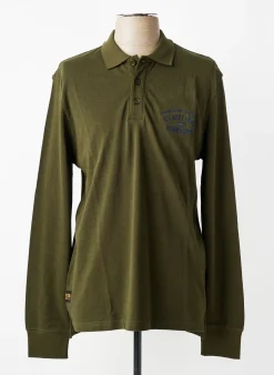 Polo Daytona Vert Manches Longues