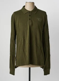 Polo Daytona Vert Manches Longues