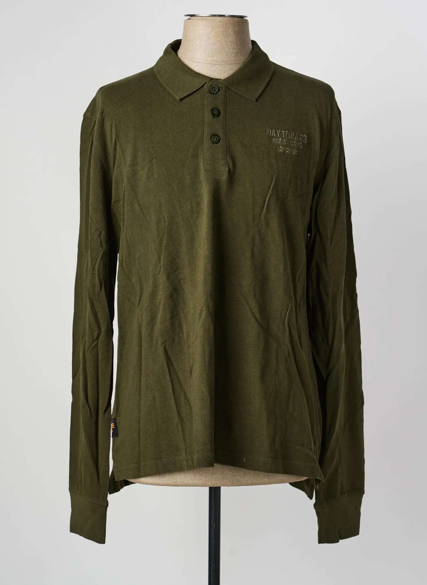 Polo Daytona Vert Manches Longues