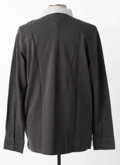 Polo Delahaye Gris Manches Longues
