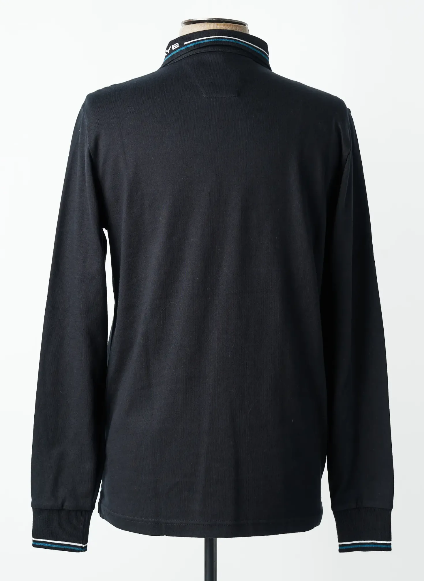 Polo Delahaye Noir Manches Longues