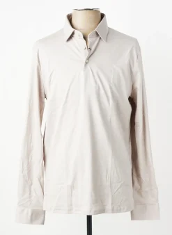 Polo Desoto Beige Manches Longues