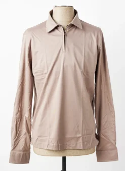 Polo Desoto Marron Manches Longues
