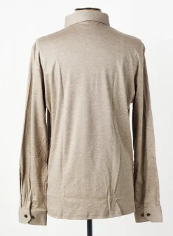 Polo Desoto Marron Manches Longues