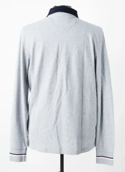 Polo Eden Park Gris Manches Longues