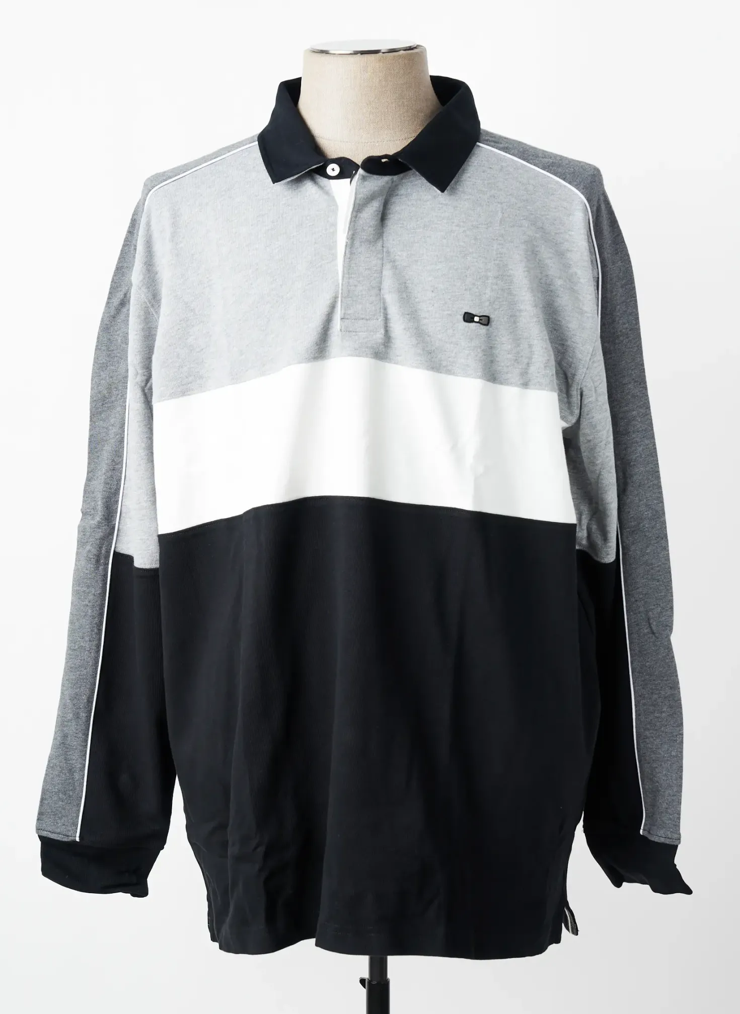 Polo Eden Park Gris Manches Longues