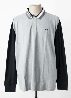 Polo Eden Park Gris Manches Longues