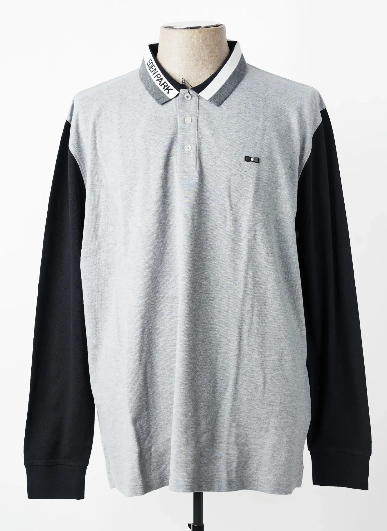Polo Eden Park Gris Manches Longues