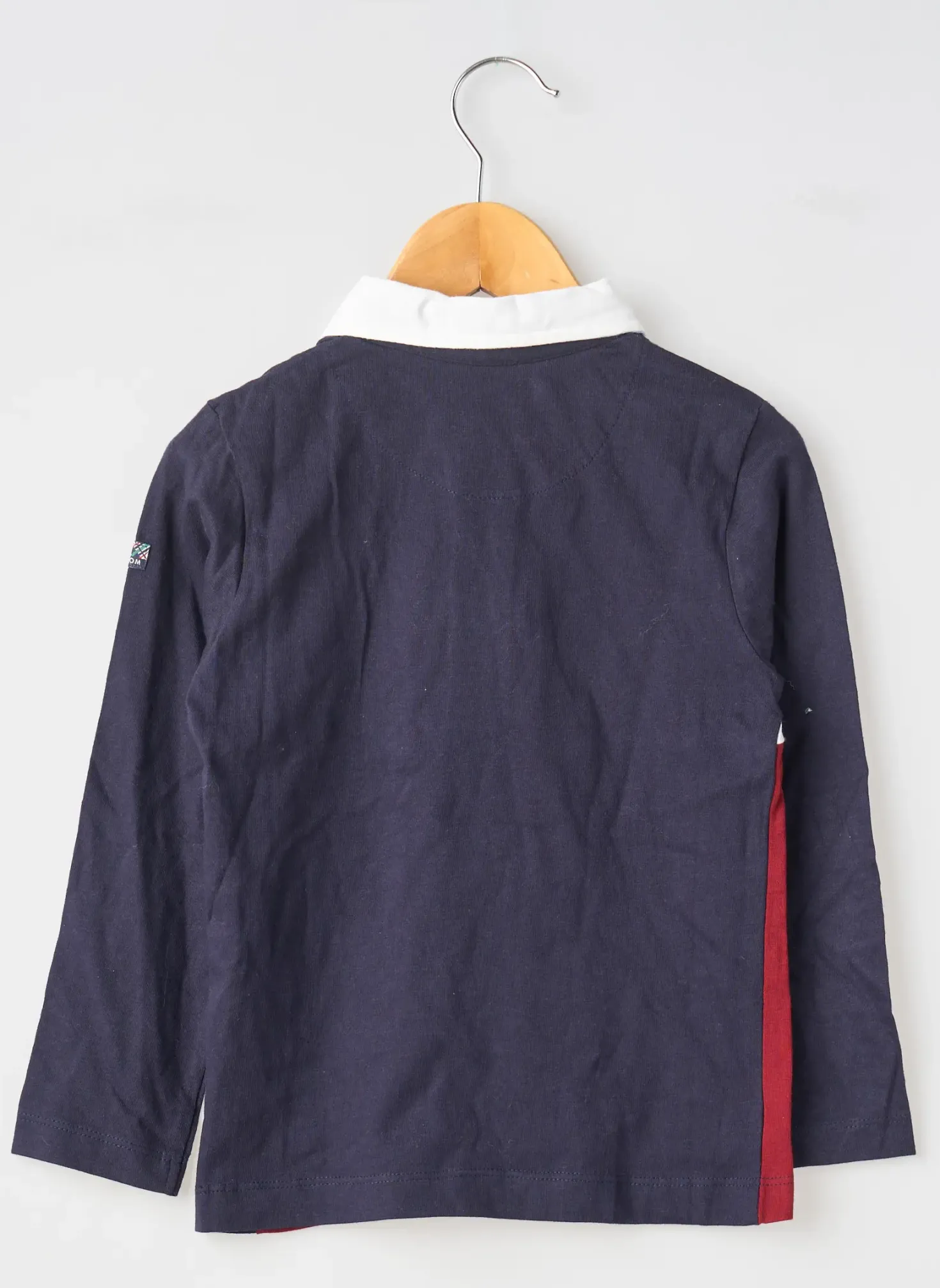 Polo Elle Est Ou La Mer Bleu Manches Longues