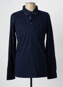 Polo Elle Est Ou La Mer Bleu Manches Longues