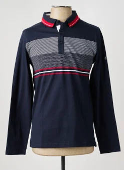 Polo Elle Est Ou La Mer Bleu Manches Longues