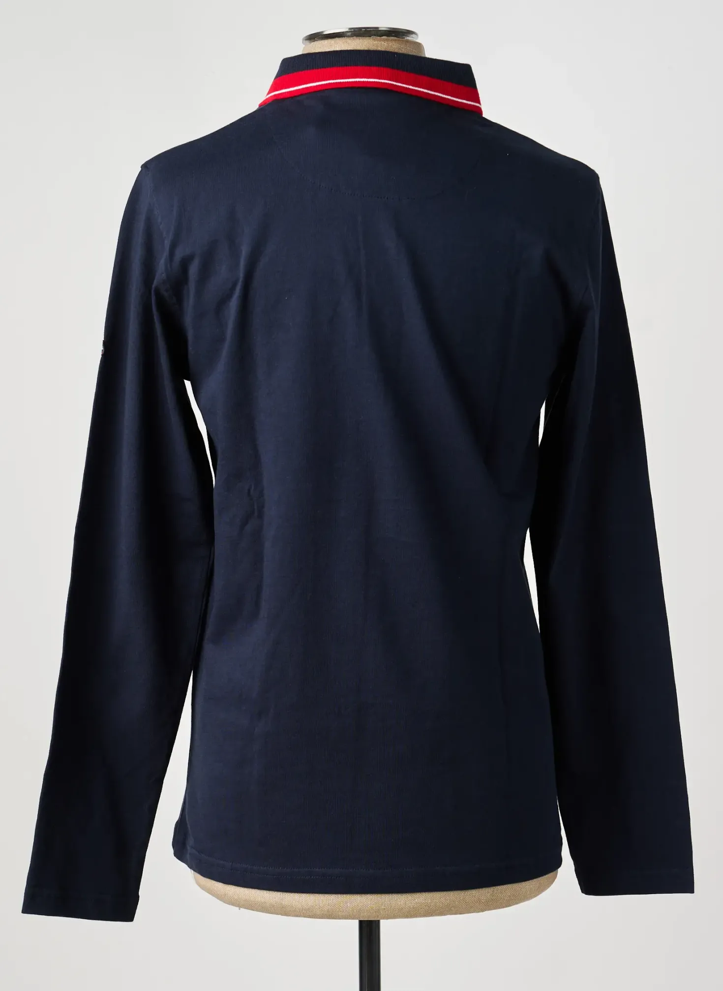 Polo Elle Est Ou La Mer Bleu Manches Longues