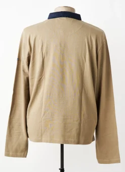 Polo Elle Est Ou La Mer Marron Manches Longues