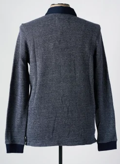 Polo Fynch-hatton Bleu Manches Longues