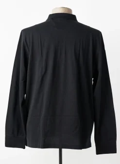Polo Gant Noir Manches Longues