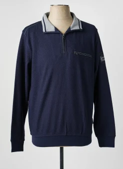 Polo Hajo Bleu Manches Longues