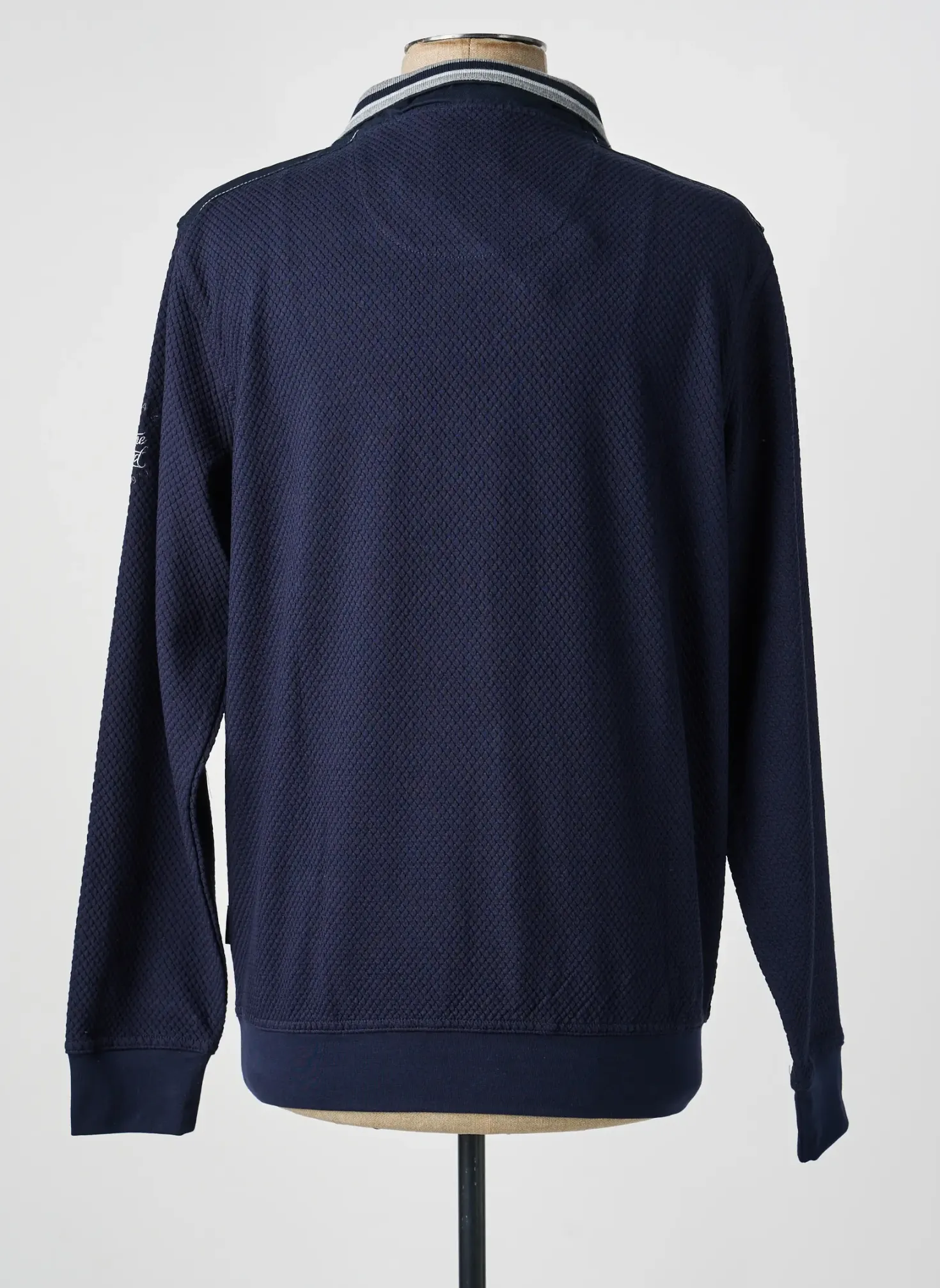 Polo Hajo Bleu Manches Longues