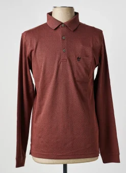 Polo Hajo Marron Manches Longues