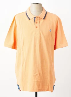 Polo Harper&flint Orange Manches Courtes