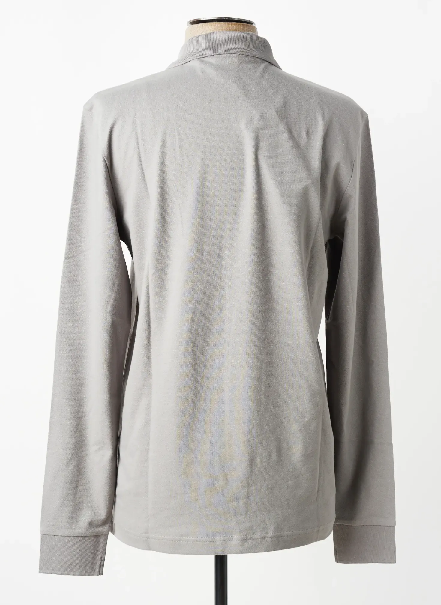 Polo Hugo Boss Gris Manches Longues