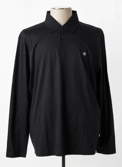 Polo Hugo Boss Noir Manches Longues