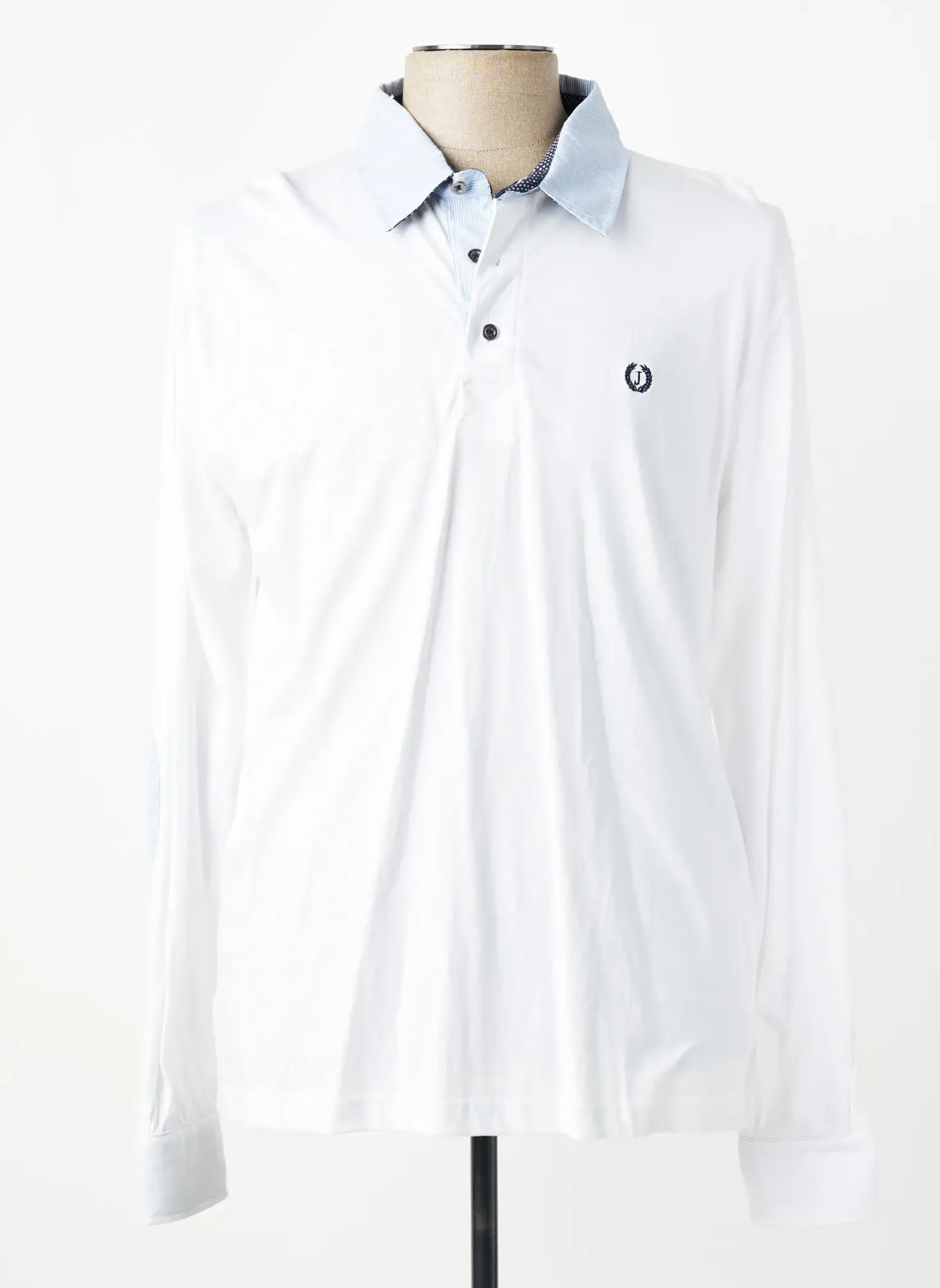 Polo Jumfil Blanc Manches Longues