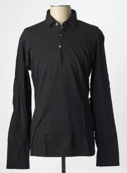 Polo La Cible Rouge Noir Manches Longues