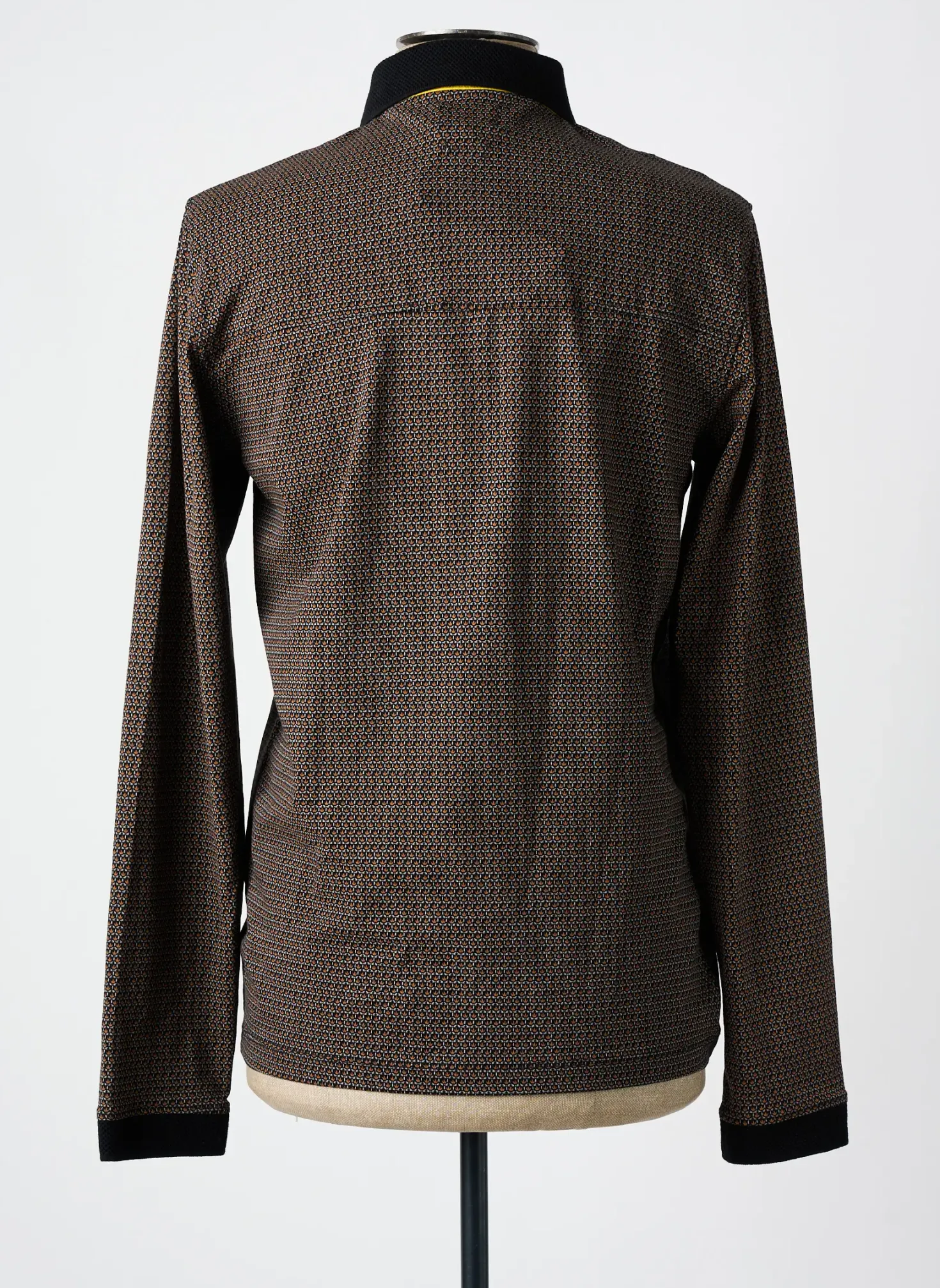 Polo Lee Cooper Noir Manches Longues