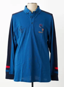 Polo Louis Victor Bleu Manches Longues