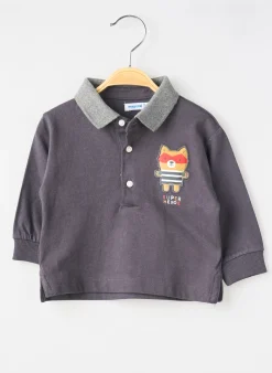 Polo Mayoral Gris Manches Longues