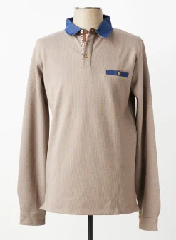 Polo Mcs Beige Manches Longues