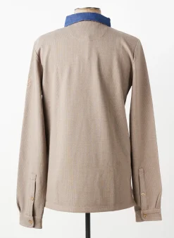 Polo Mcs Beige Manches Longues