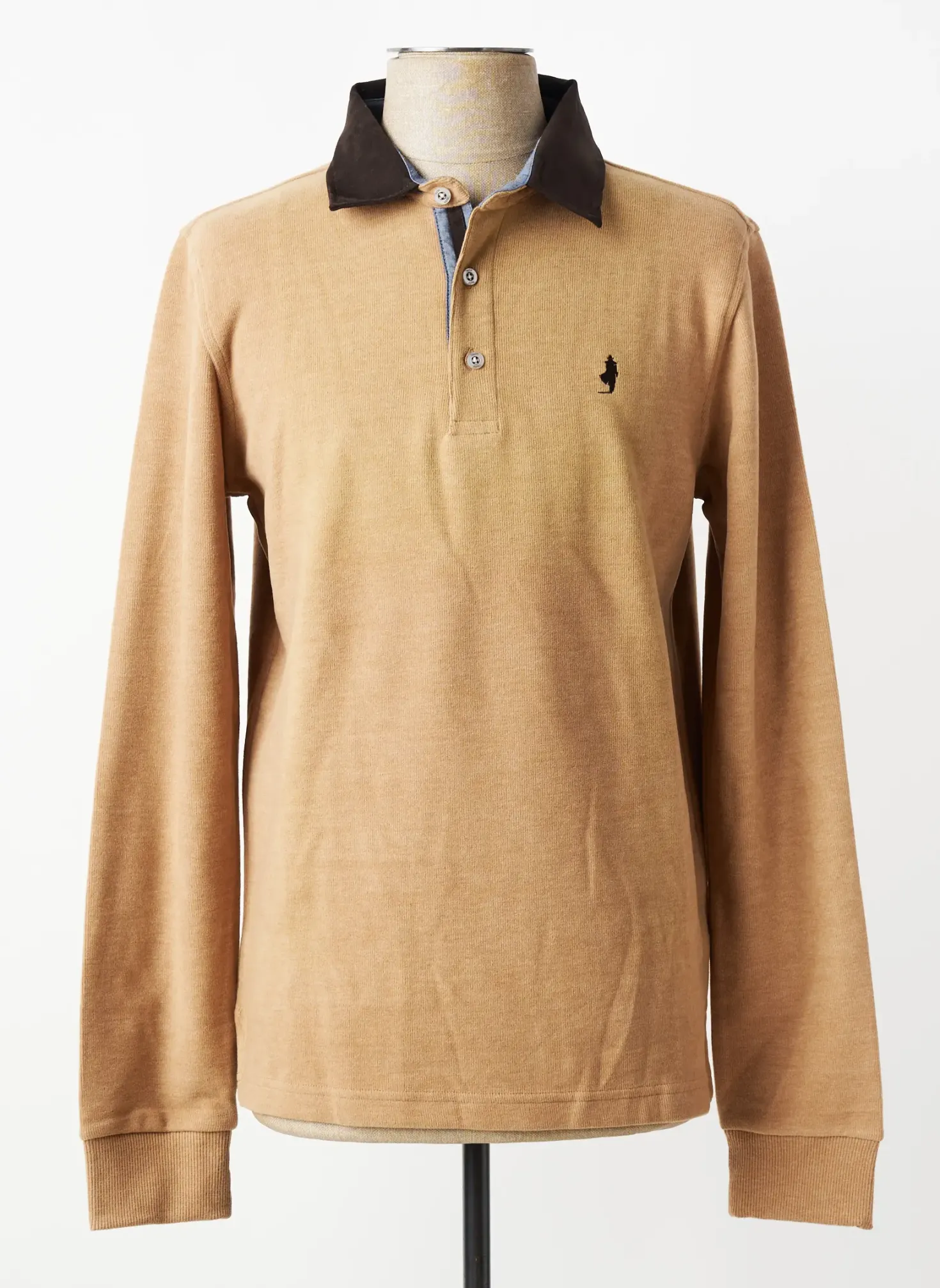 Polo Mcs Beige Manches Longues