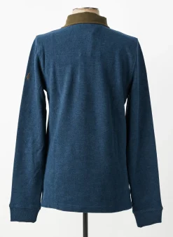 Polo Mcs Bleu Manches Longues