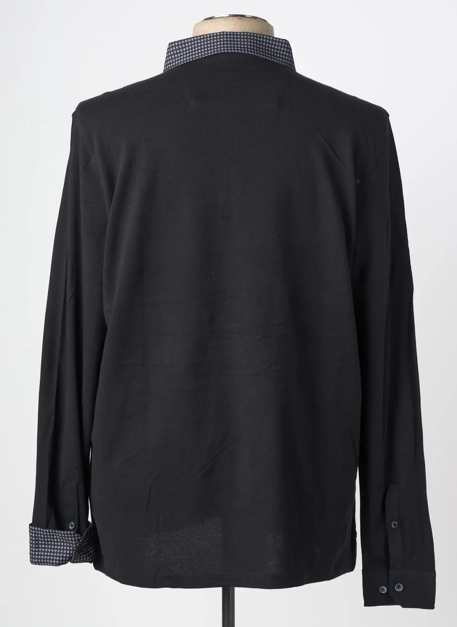 Polo Mise Au Green Noir Manches Longues