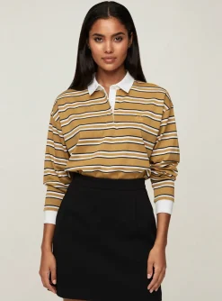Polo Only Jaune Manches Longues