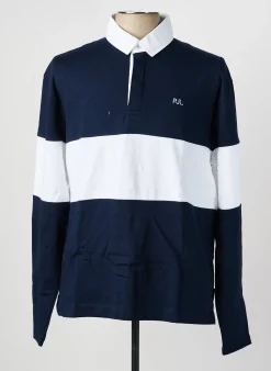 Polo Pepe Jeans Bleu Manches Longues