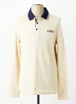 Polo Ritchie Beige Manches Longues