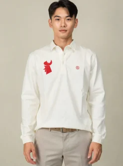 Polo Serge Blanco Blanc Manches Longues