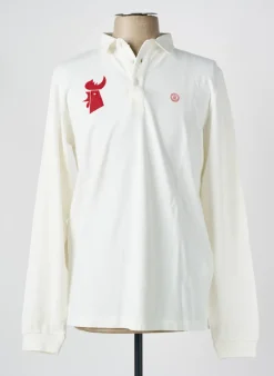 Polo Serge Blanco Blanc Manches Longues