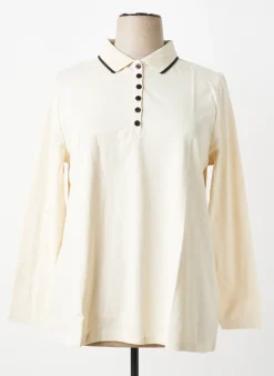 Polo Sheego Beige Manches Longues