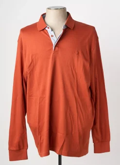Polo Stil Park Orange Manches Longues