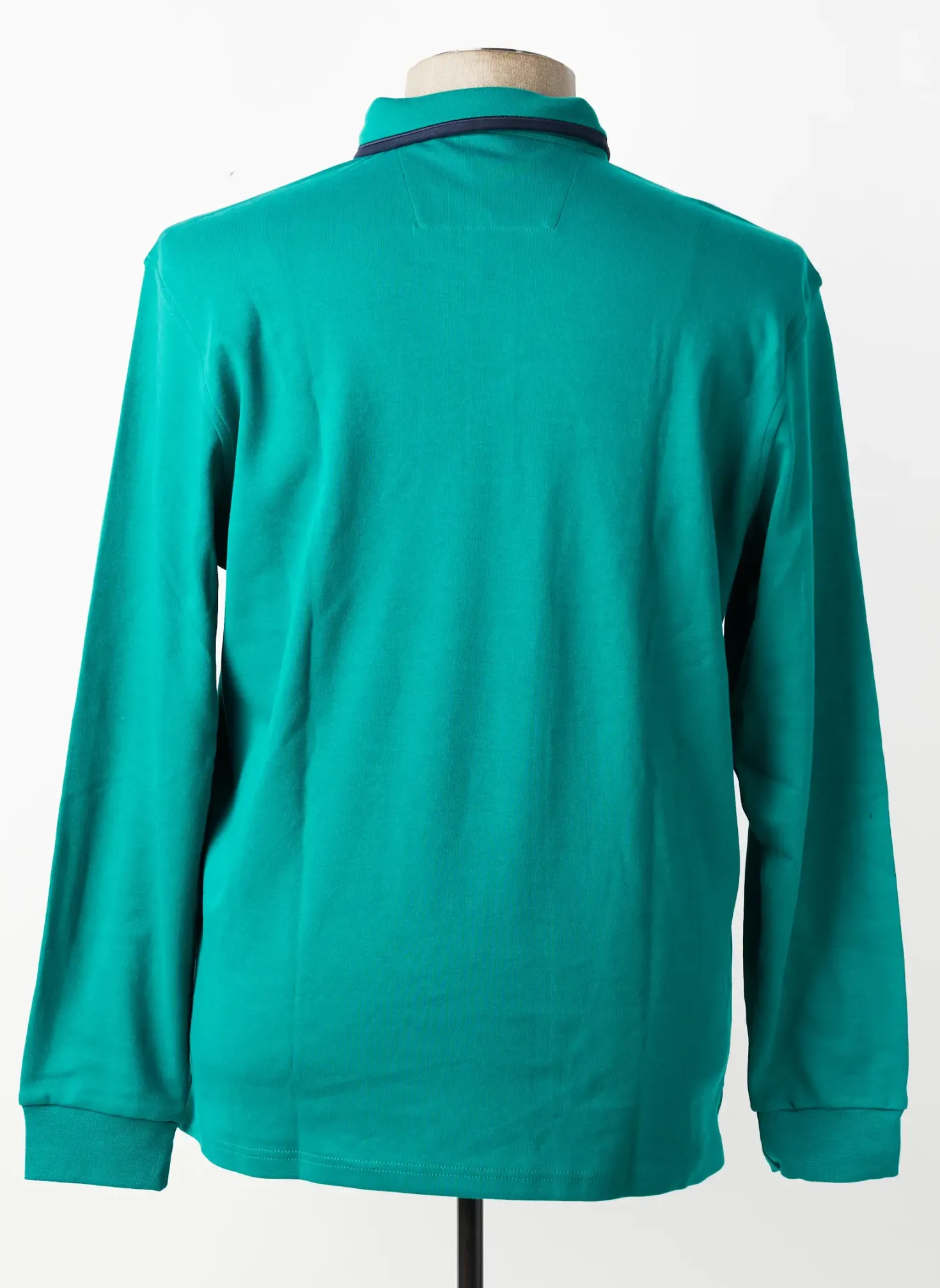 Polo Stil Park Vert Manches Longues