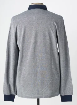 Polo Tbs Bleu Manches Longues