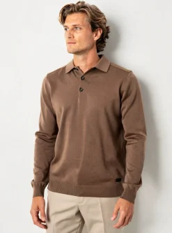 Polo Teddy Smith Marron