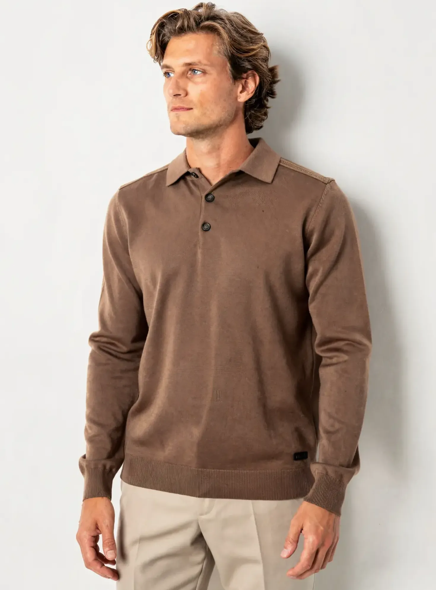 Polo Teddy Smith Marron