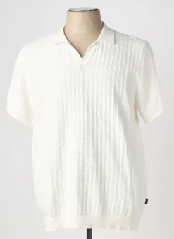 Polo Tiffosi Blanc Manches Courtes