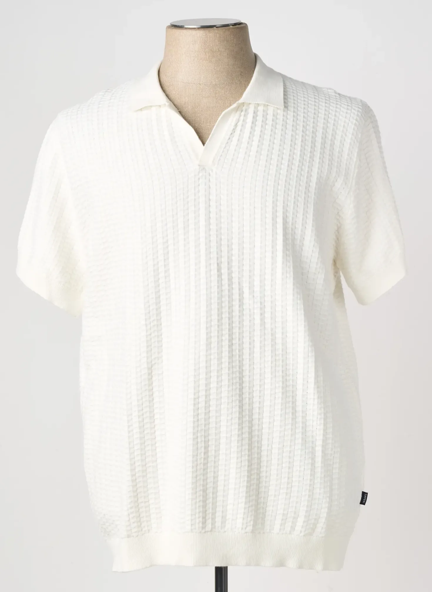 Polo Tiffosi Blanc Manches Courtes