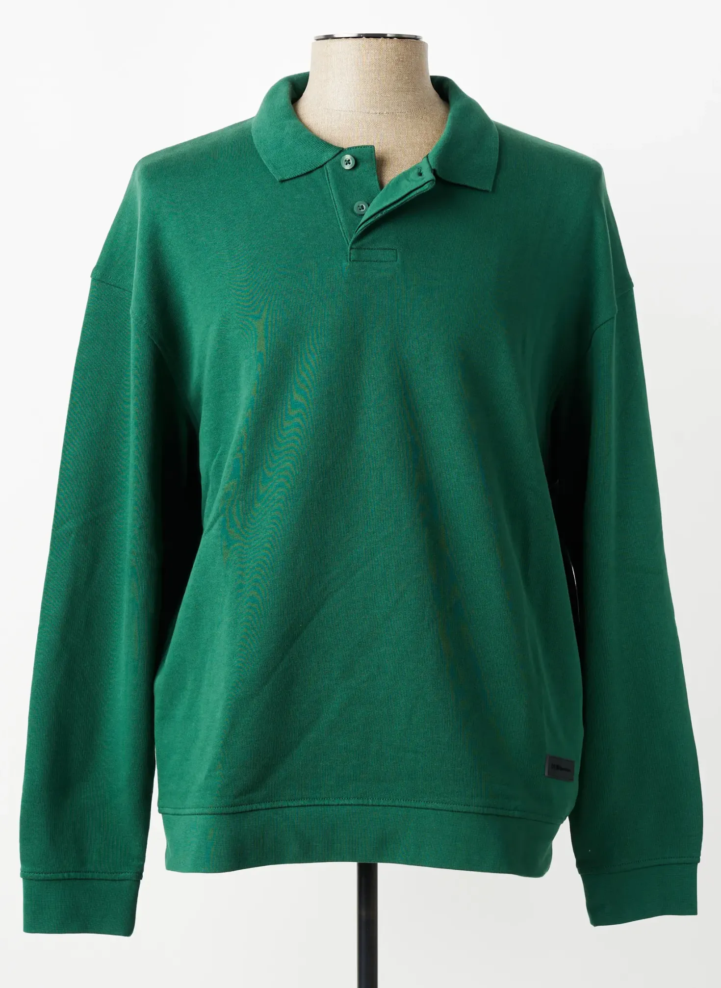 Polo Tom Tailor Vert Manches Longues